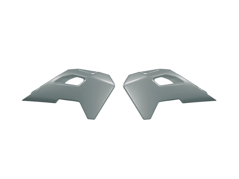 RTech Plastic Kit for Husqvarna TC 50 Bikes (2024-2025) - 6 PCS - (White/Grey/Husqvarna Lemon Yellow) 