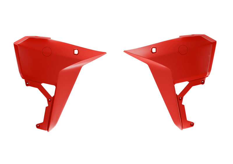 RTech Revolution Plastic Kit for Kove X Pro & Rally 800 Bikes (2024-2025) - Central Radiator Scoops