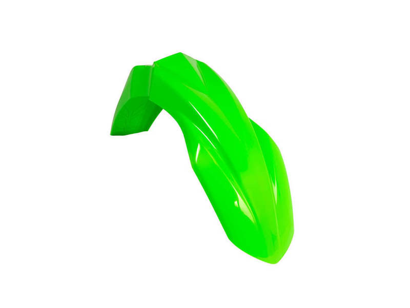 RTech Plastic Kit for Kawasaki KX and KX-X Bikes - (KX Green) - FRONT FENDER