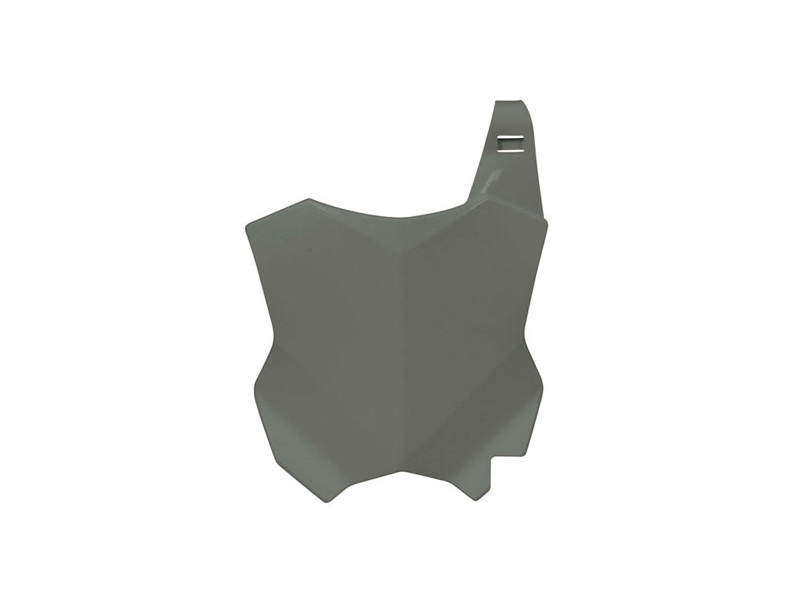 RTech Plastic Kit for Kawasaki KX and KX-X Bikes - (KX Green) - FRONT NUMBER PLATE