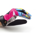 S3 Spider Off-Road Gloves for Kids - High-Grip Nanofront Palm - Large - (Bolt 57)