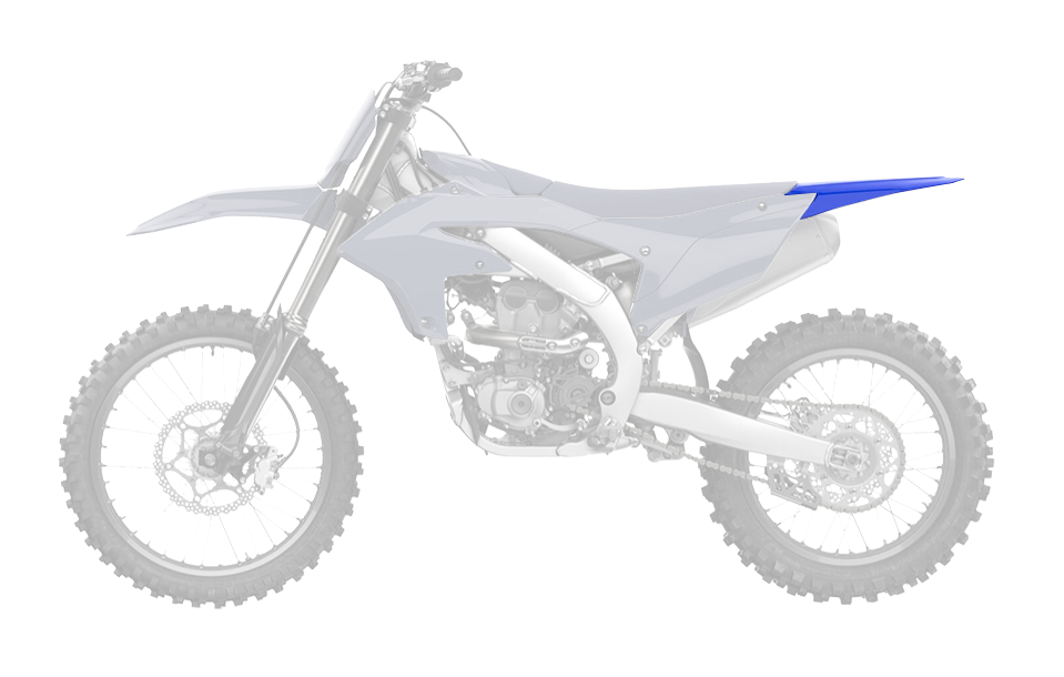 RTech Rear Fender for Yamaha YZF & YZ-FX 250/450 Bikes (2023-2026) - (Yamaha Blue)