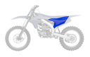 RTech Side Panels for Yamaha YZF & YZ-FX 250/450 Bikes (2023-2026) - (Yamaha Blue)