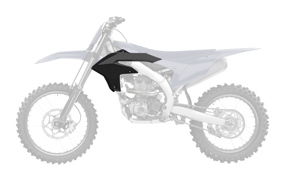 RTech Radiator Shrouds for Yamaha YZF & YZ-FX