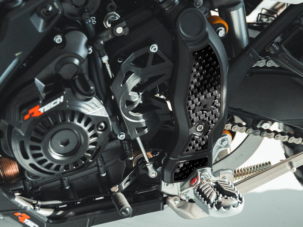 RTech Frame Protectors for Yamaha T7 Models (2019 to 2024) - (Black)