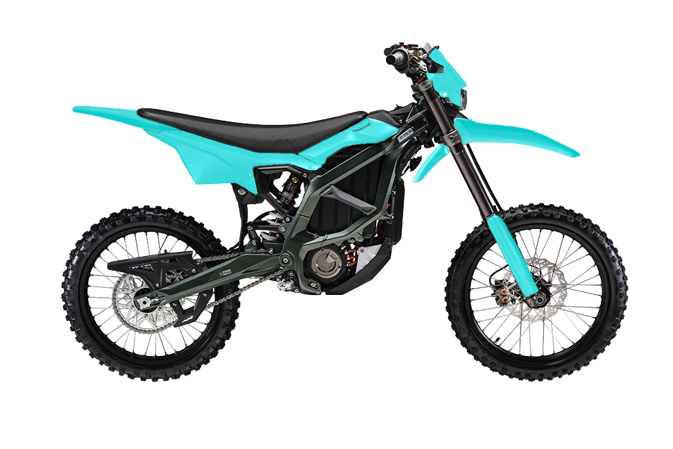 RTech Complete Plastic Kit for Sur-Ron Ultra Bee Models (2023 to 2025) - 6 PCS - (Aquamarine Green)