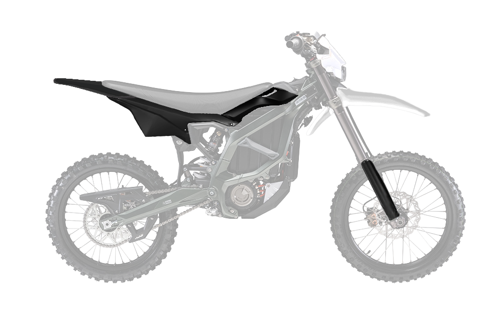 RTech Complete Plastic Kit for Sur-Ron Ultra Bee Models (2023 to 2025) - 6 PCS - (Black/White)