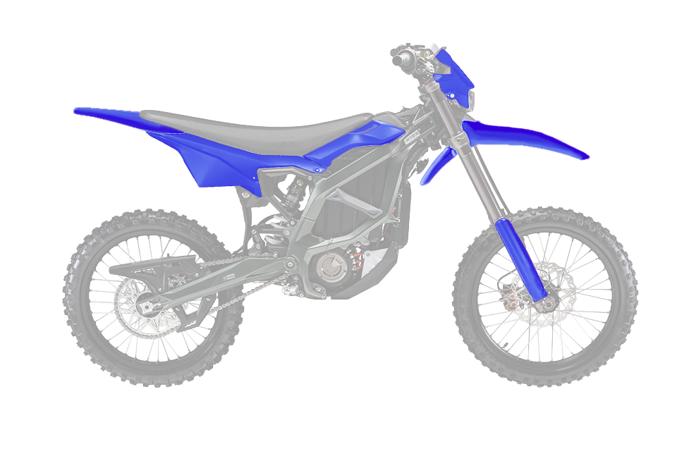 RTech Complete Plastic Kit for Sur-Ron Ultra Bee Models (2023 to 2025) - 6 PCS - (Yamaha Blue)