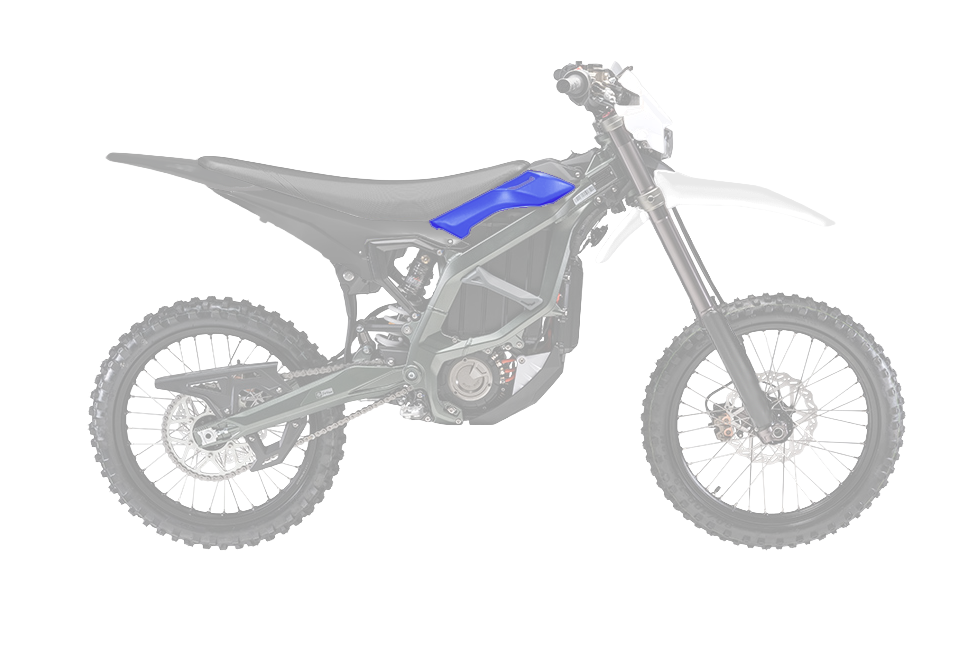 RTech Radiator Scoops for SUR-RON Ultra Bee Bikes (2023-2025) - (Yamaha Blue) 