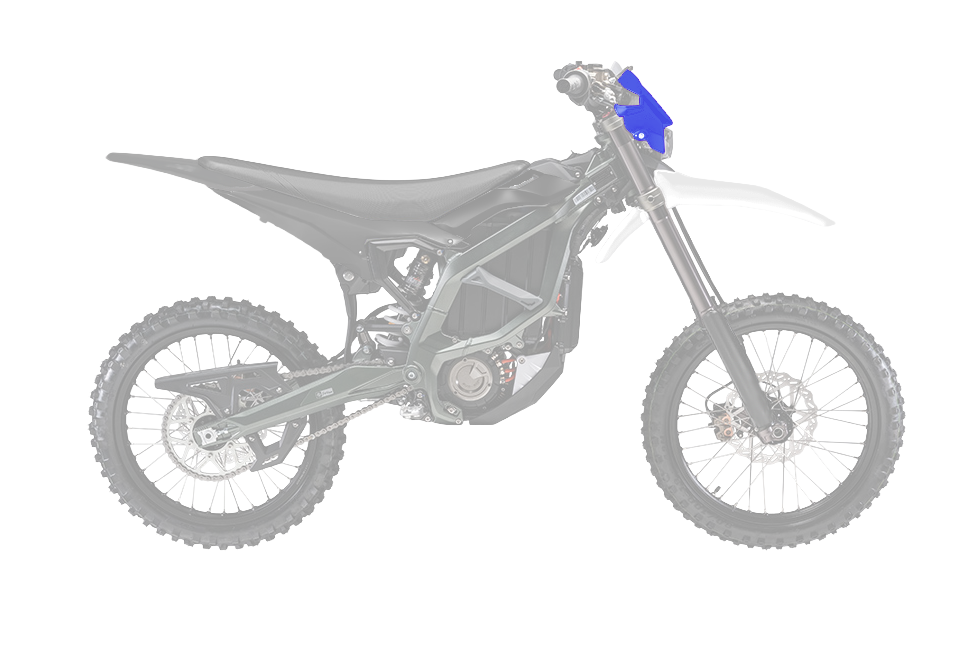 RTech Front Headlight Mask for Sur-Ron Ultra Bee Models (2023 to 2025) - (YZ Blue)