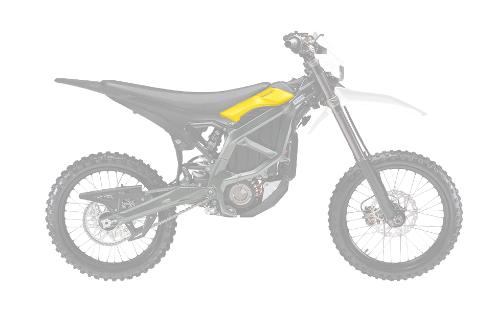 RTech Radiator Scoops for SUR-RON Ultra Bee Bikes (2023-2025) - (Suzuki Yellow)