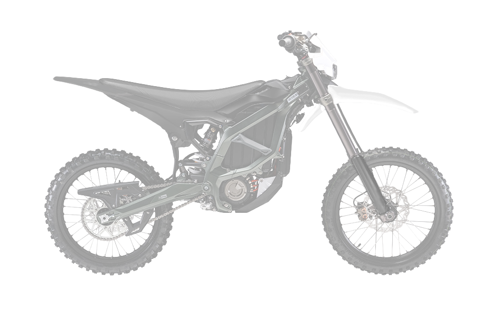 RTech Fork Protectors for Sur-Ron Ultra Bee Models (2023 to 2025) - (Quantum Grey)