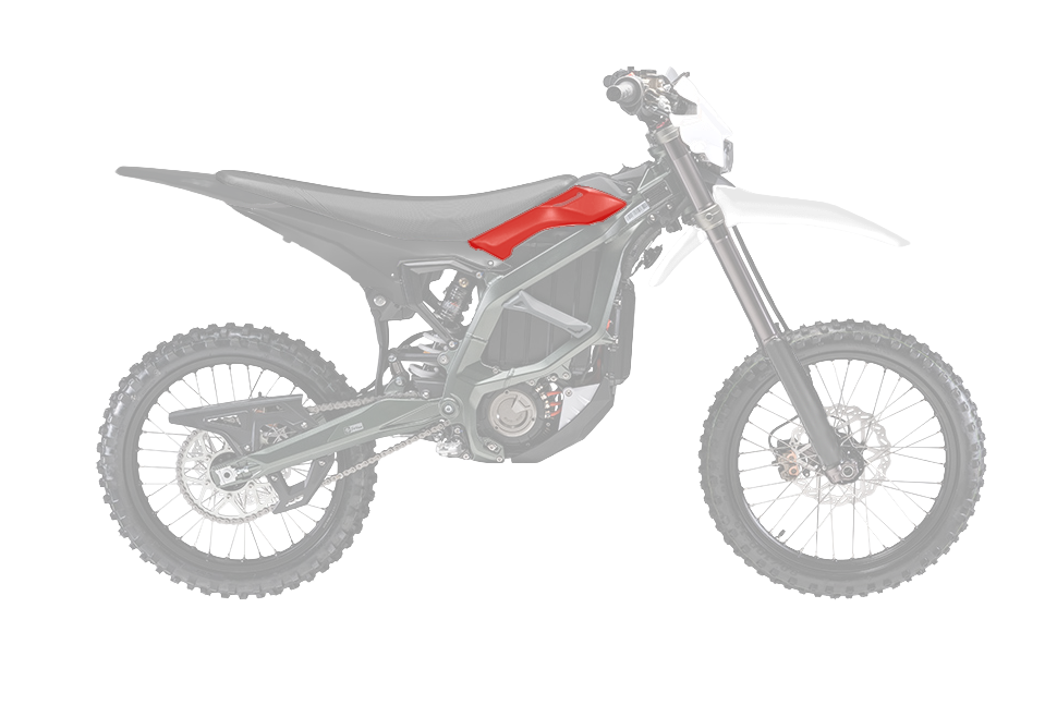 RTech Radiator Scoops for SUR-RON Ultra Bee Bikes (2023-2025) - (CRF Red)