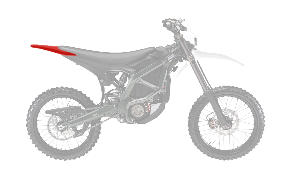 RTech Rear Fender for Sur-Ron Ultra Bee Models (2023 to 2025) - (Honda Red)