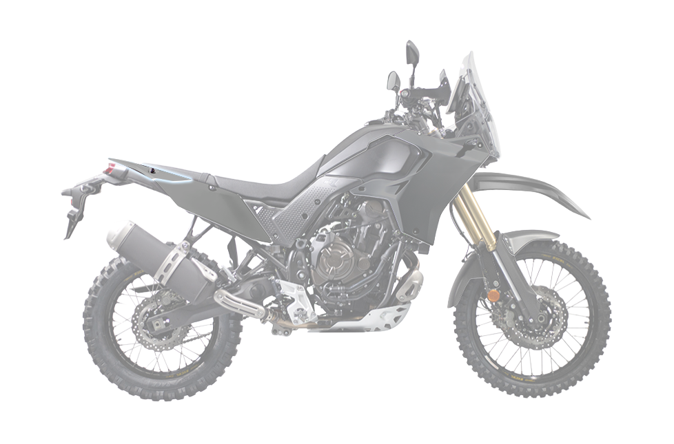 RTech Rear Fender for Yamaha Tenere 700 Bikes (2019-2024) - (Light Grey)