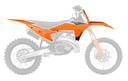 RTech Plastic Kit - KTM SX/XC/SXF/XCF Models (2024 to 2025) - 6 PCS - (KTM Orange / Black)