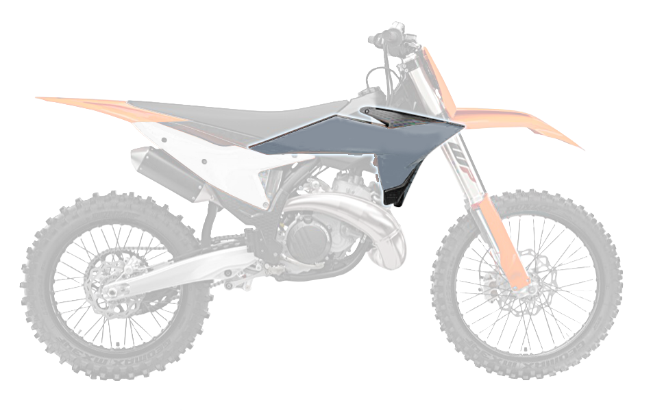 RTech Radiator Shrouds for KTM SX/SX-F & XC/XC-F Models (2024 to 2026)