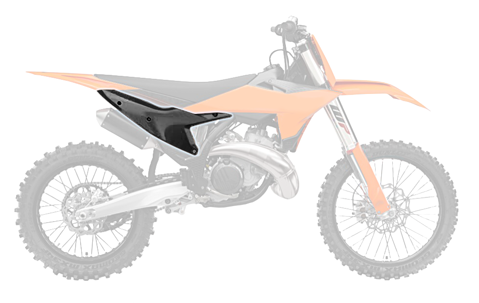RTech Side Panels for KTM Big Bikes (2022-2025) - (Black)