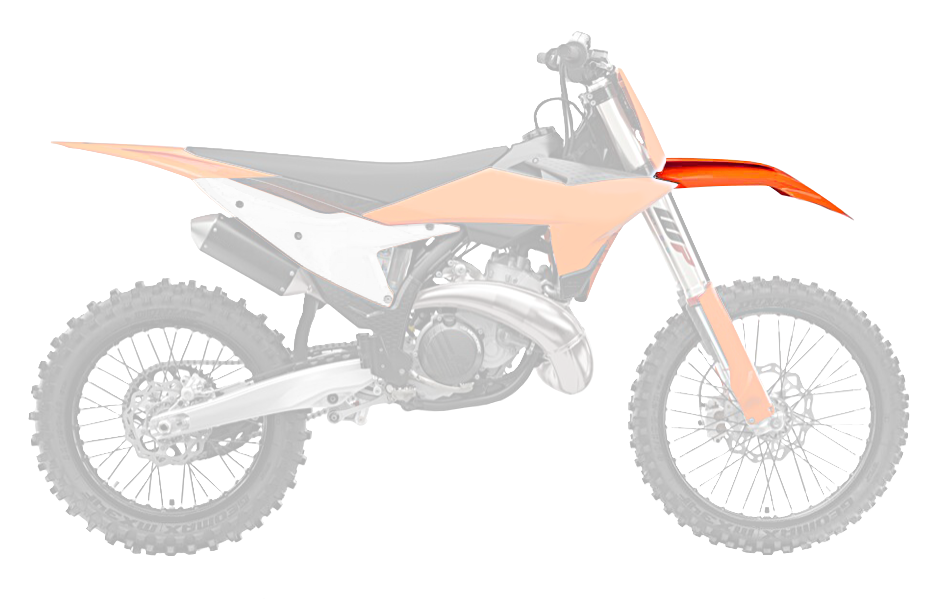 RTech Front Fender for KTM Big Bikes (2023-2025)