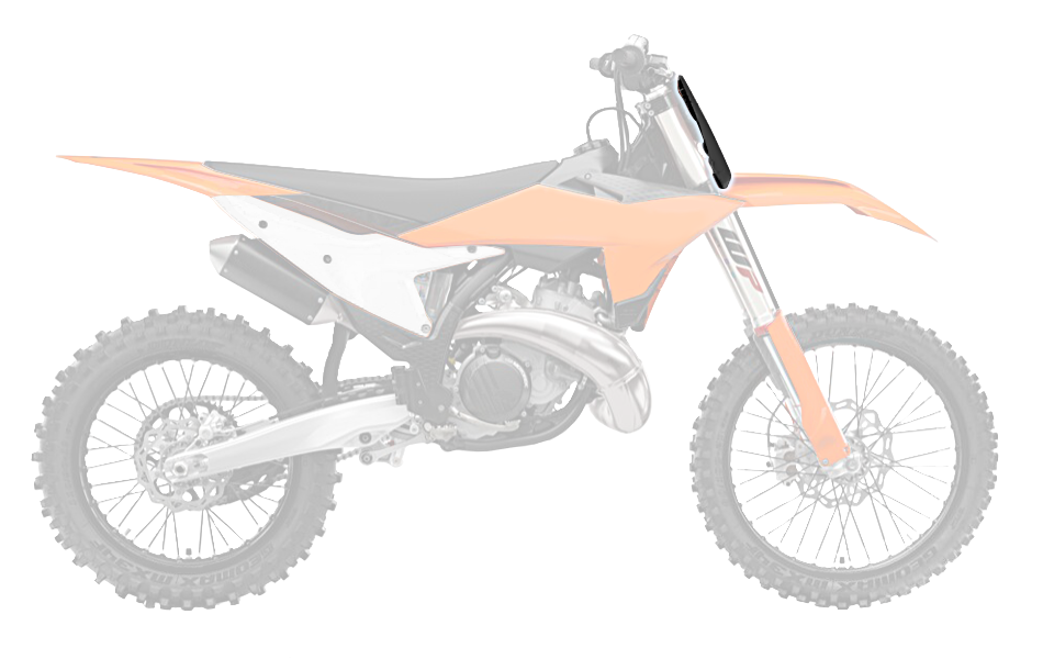 RTech Front Number Plate for KTM SX/SX-F & XC/XC-F Bikes (2022-2025)