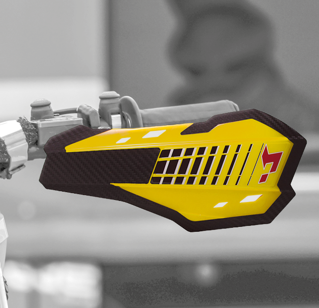 RTech HP2 Handguards with Universal Mounting Kit (RMZ Yellow)