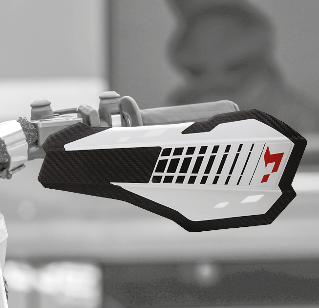 RTech HP2 Handguards with Universal Mounting Kit (White)