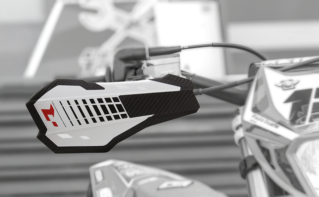 RTech HP2 Handguards with Universal Mounting Kit (White)