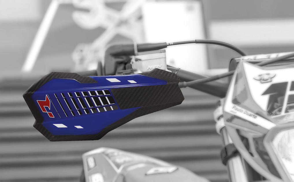 RTech HP2 Handguards with Universal Mounting Kit (YZF Blue)