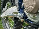 #1 Gripper Stainless Steel CTRL Footpegs - Installed