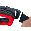 Viral Signature Series Offroad Goggle With Clear Lens ( Red/Black/Cyan )