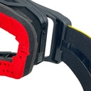 Viral Signature Series Offroad Goggle With Clear Lens ( Red/Black/Cyan )