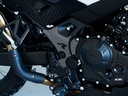 RTech Bi-Material Frame Protectors for Honda Transalp 750 (2023-2026) - Right Side (Installed)
