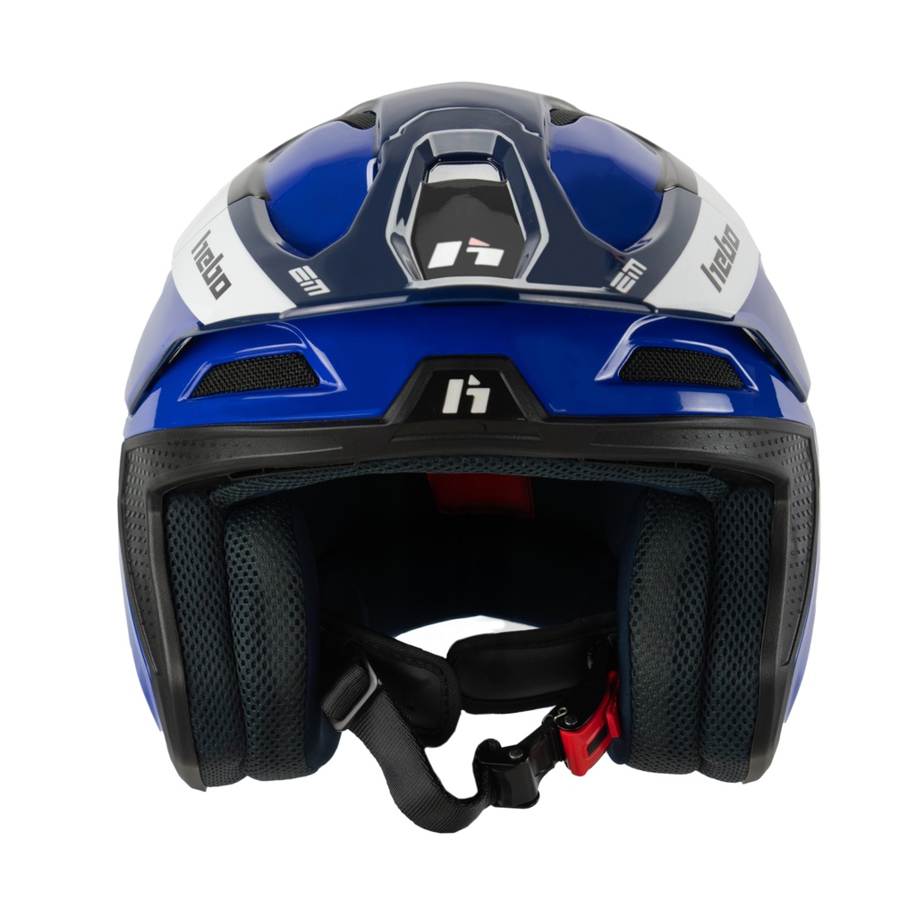 Hebo × Electric Motion Trials Helmet - Factory Team Edition - Front View