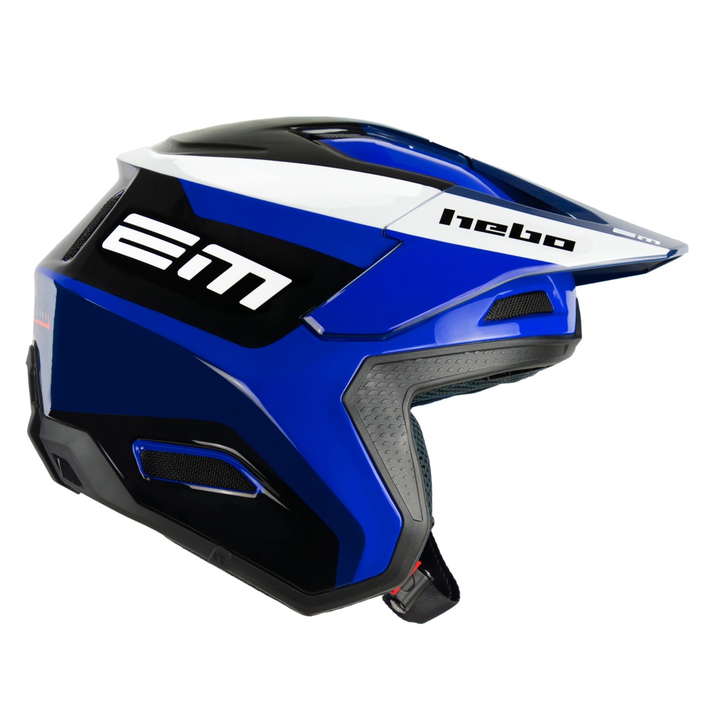 Hebo × Electric Motion Trials Helmet - Factory Team Edition - Side View