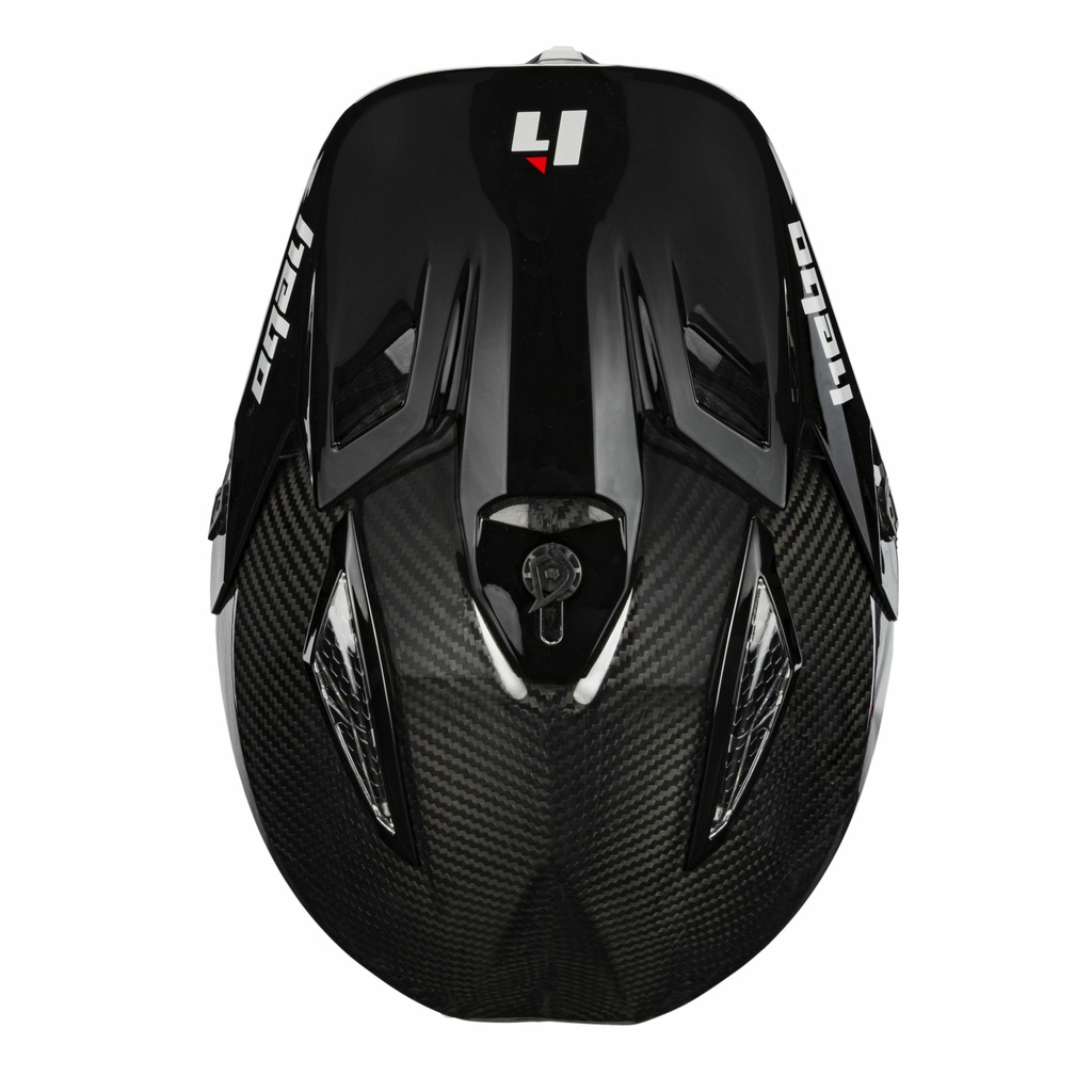 Hebo Enduro Race Helmet (K3 Carbon) - Top