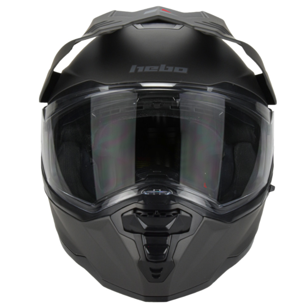 Hebo Transam Trial Helmet (Titanium) - Front