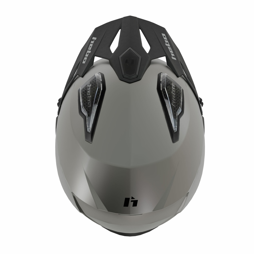 Hebo Zone 5 Duo Helmet (Matte Grey) - Top