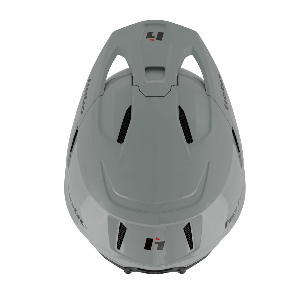 Hebo Zone Pro Monocolor Helmet (Grey) - Top
