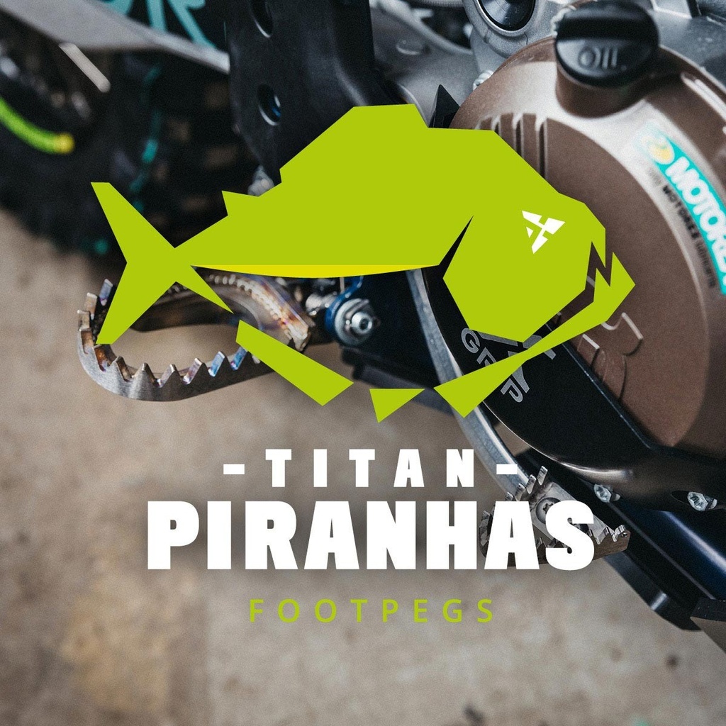 X-Grip Titan Piranhas Footpegs