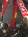 Bullet Proof Designs Aluminum Radiator Guard for GasGas and RIEJU Bikes (2018-2023) - (Silver)