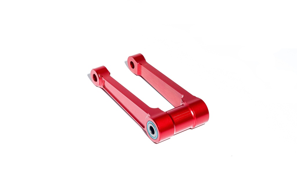 AJP 30mm Rear Lowering Suspension Link for AJP PR7 & SPR Models (2024-2025) - (Red)