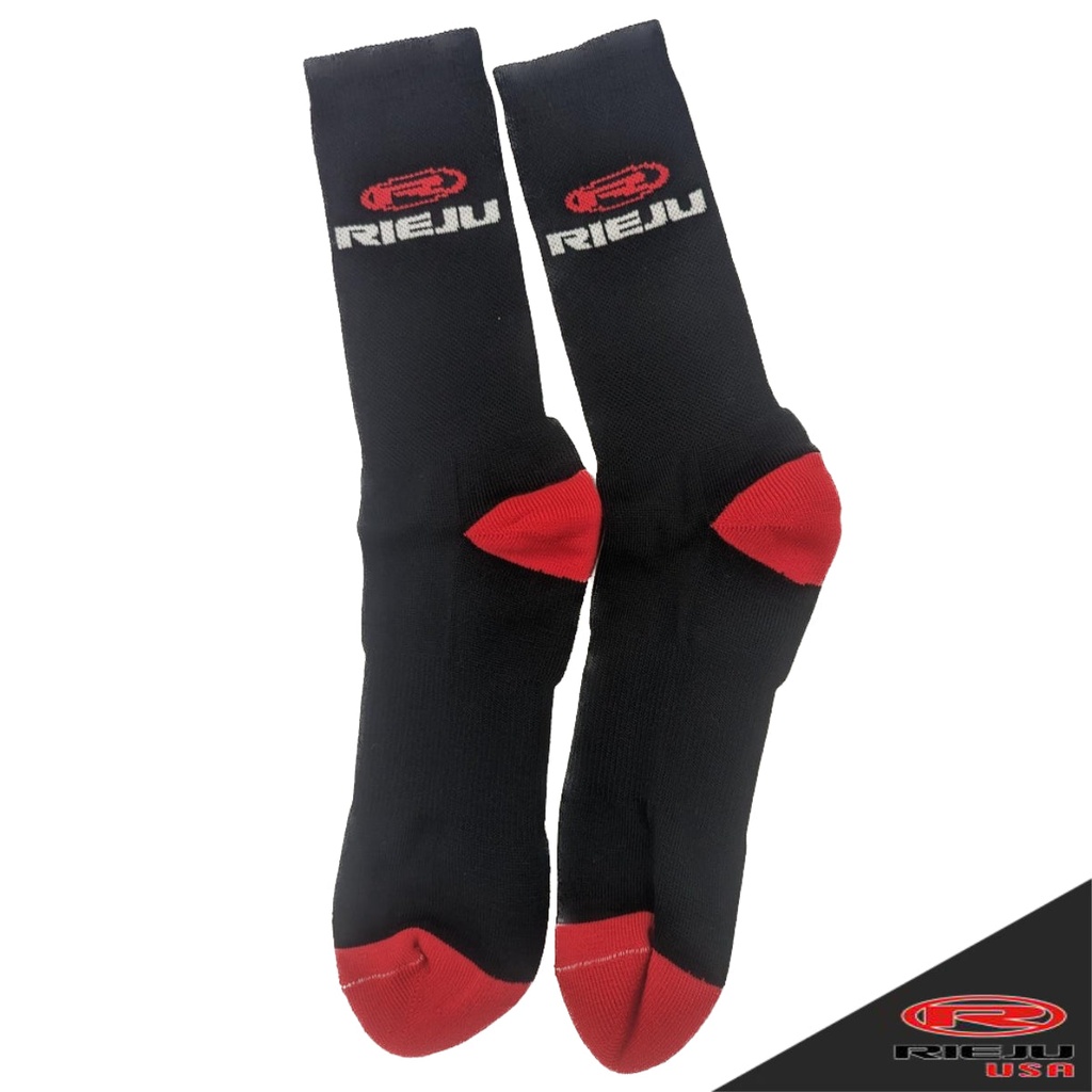 Socks, RIEJU, Pair, Racing, Black/Red