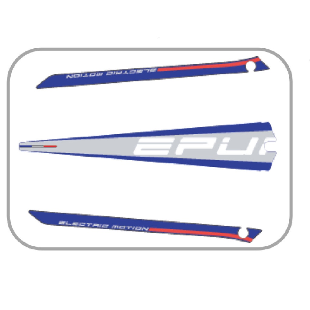 EM - Stickers, Fender, Rear, EPURE, 2022