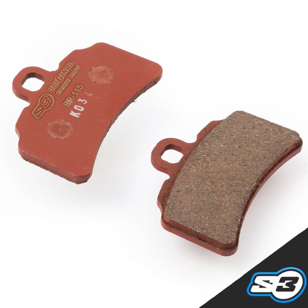 S3 - Pads, Brake, Front, Trials, Braktec, 2019-Up