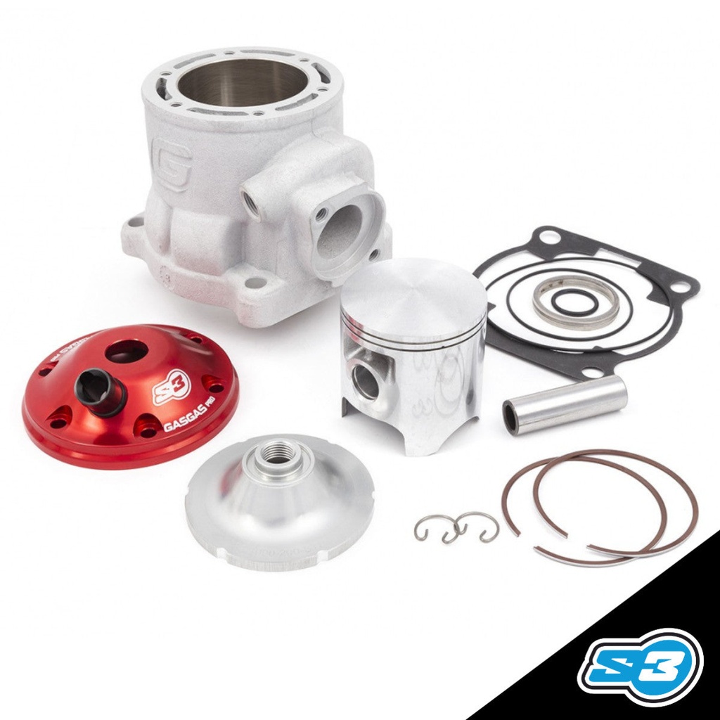 S3 - Kit, Top End, Cylinder/Piston/Insert/Head Cover, Gasket, GasGas, Trial, 200cc