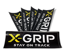 X-Grip Medium 10-Pack Sticker Set - Logo + “Stay on Track” (Black/Green/White) - (Limited Stock)