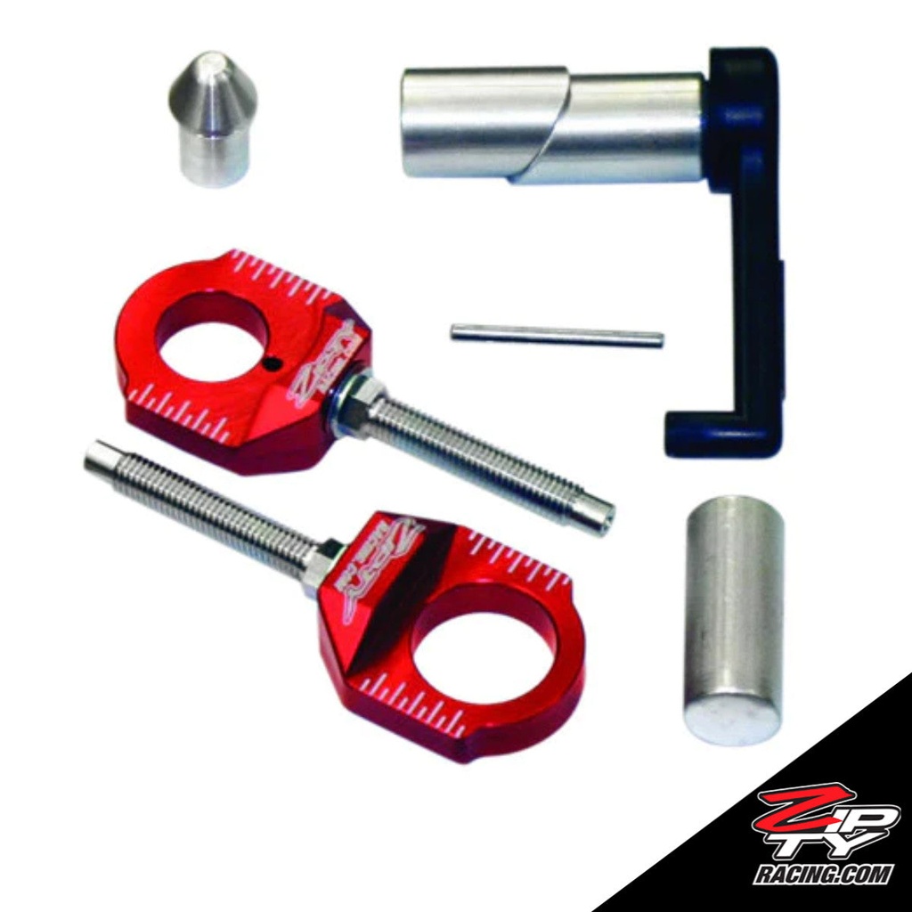 Zip-Ty Racing - Adjuster, Chain, Blocks and Axle Pull, SWM/Husqvarna