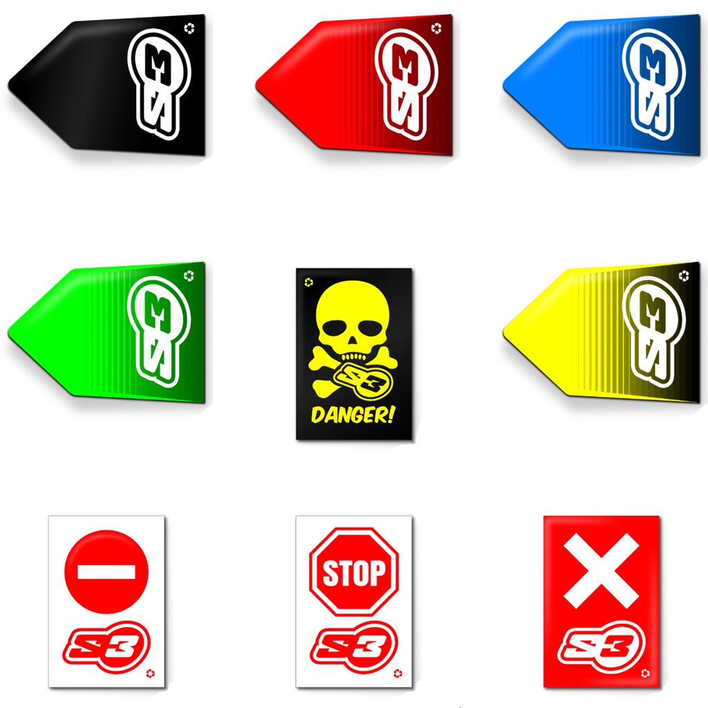 S3 - Arrows, Race Signaling, 50 Pack, Z-1006
