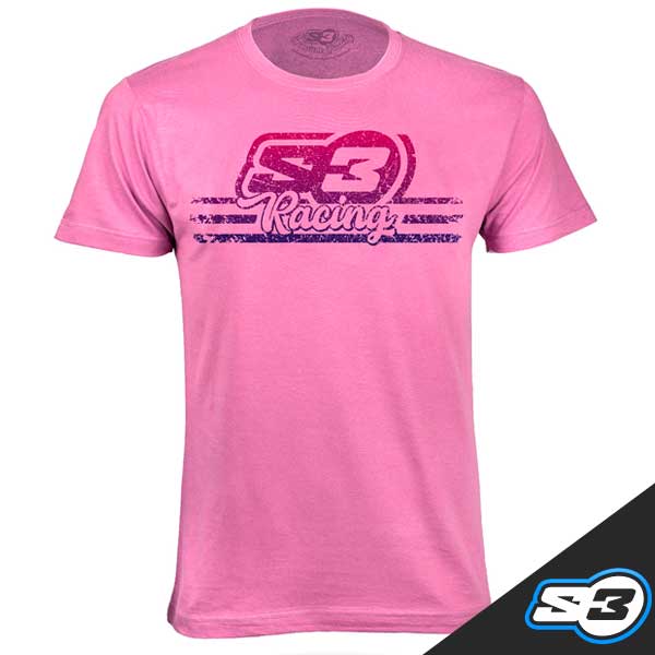 S3 - T-Shirt, Racing Team, Pink (Limited Stock)