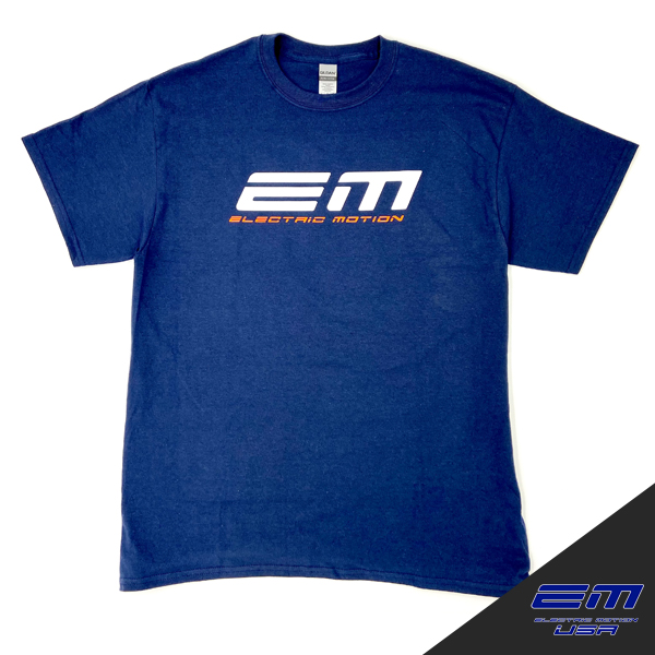 T-Shirt, Electric Motion, Navy, EM-TS-NAVY-xx (Limited Stock)